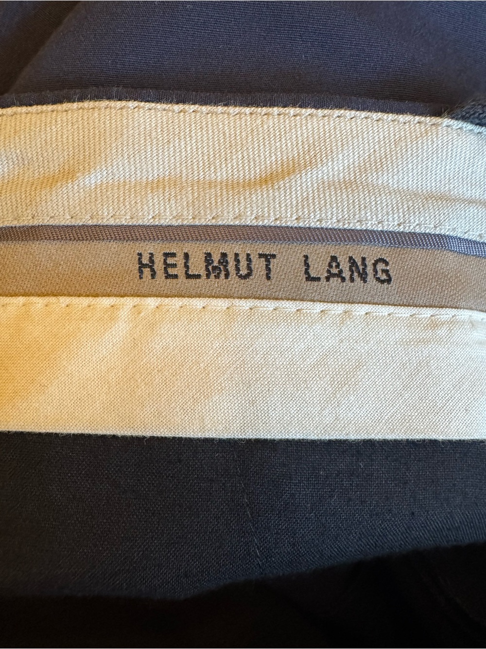 Helmut Lang Navy woman slacks cotton elastine 90’s